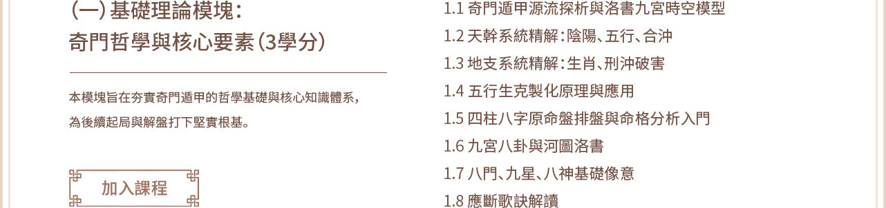 【奇门遁甲专业课程】（一）基础理论模块：奇门哲学与核心要素